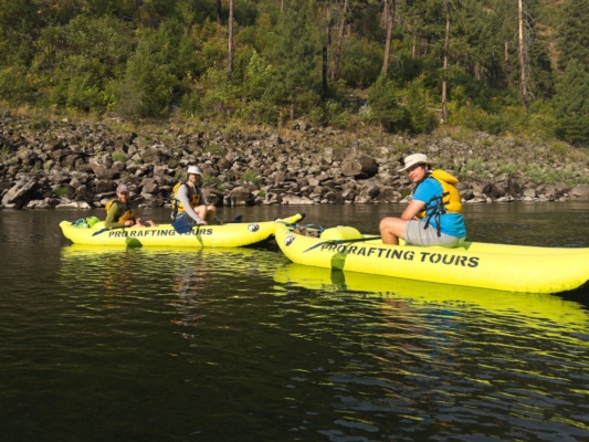 Brian, Jason, and Noah main salmon river rafting