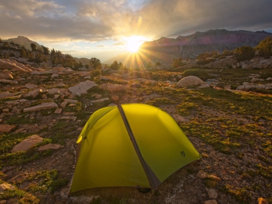 First light at my little campsite sunrise