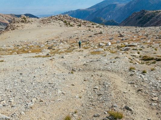 It's all downhill from here! lamarck col