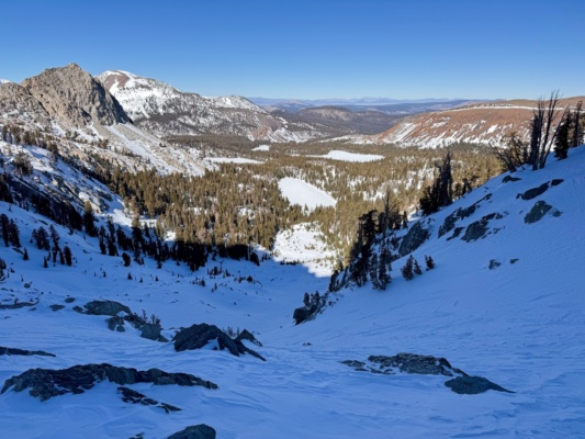 A look down TJ Bowl from midway up the slope tj bowl