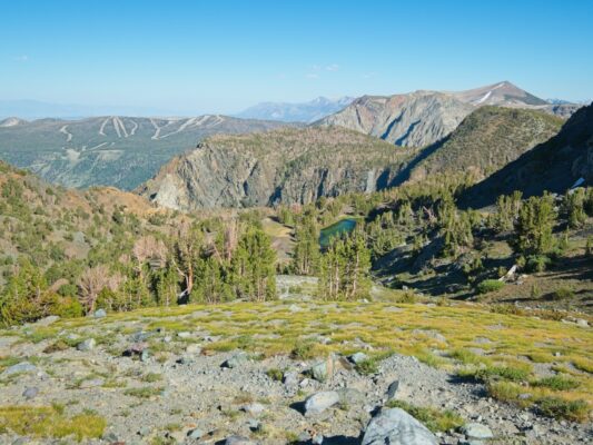 The June Mountain ski lifts stand out from here june mountain