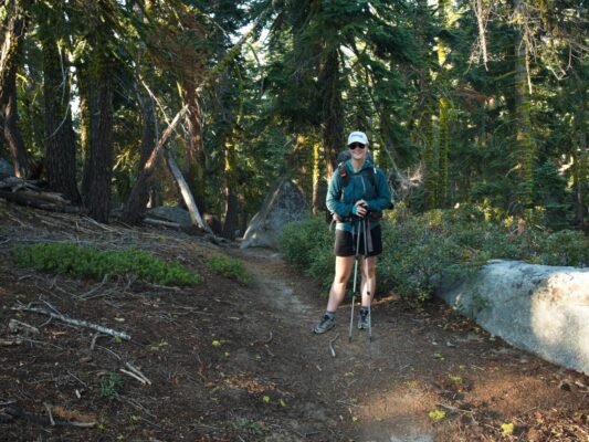 We're on our way again! tahoe rim trail