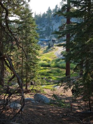 One of the many ski lifts at Heavenly Mountain Resort tahoe rim trail