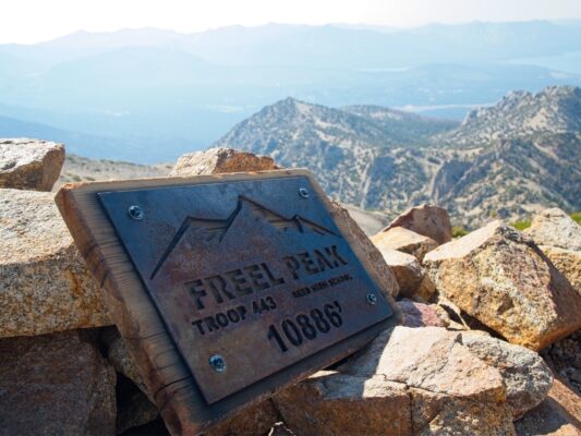 A very nice summit sign on Freel Peak freel peak
