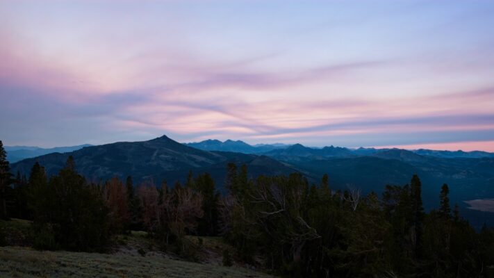 Another shot of the cool clouds! tahoe rim trail