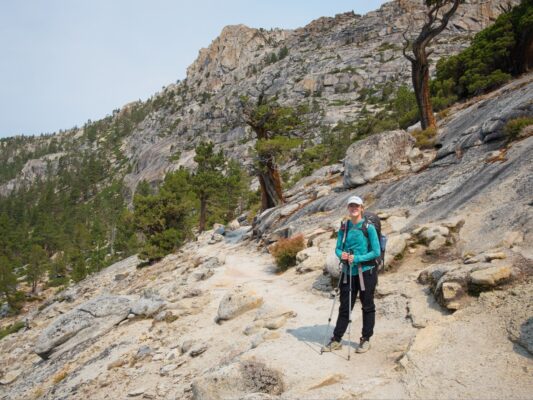 This feels like the Sierra Nevada I'm used to - granite everywhere! tahoe rim trail