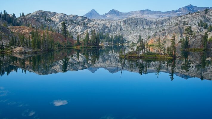 Heather Lake tahoe rim trail
