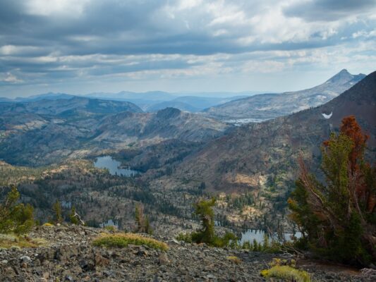 Another look south from Dicks Peak with dramatic lighting dicks peak