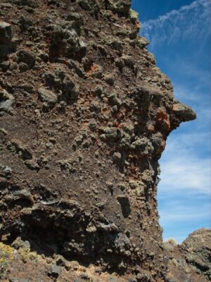 A close-up view of the volcanic rock! tahoe rim trail