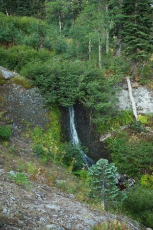 A little waterfall on Ward Creek tahoe rim trail