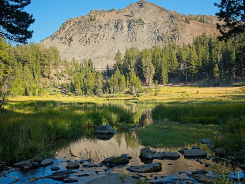 We camp at Grey Lake, which is a lovely spot! tahoe rim trail