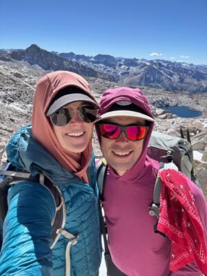 Shannon and I at Thunderbolt Col - photo credit: Shannon thunderbolt col