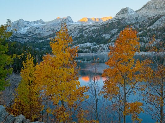 Sunrise at South Lake south lake autumn