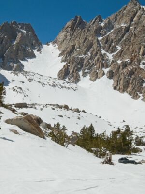 I enjoy looking back at our tracks! basin mountain