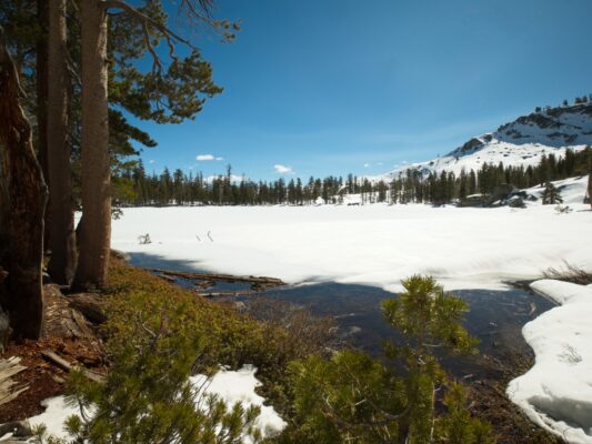 The largest of the Hart Lakes hart lakes